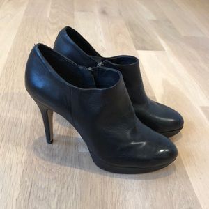 3.5 inch Vince Camuto heels. Black leather- super soft. Barely worn.